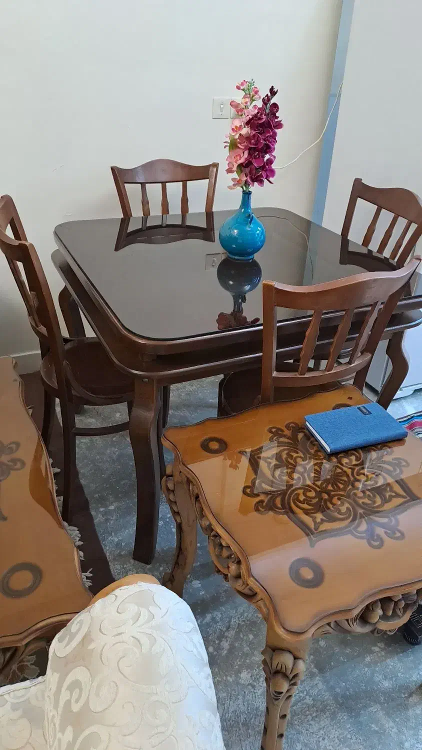 میزغذاخوری ۴ نفره|میز و صندلی غذاخوری|همدان, |دیوار