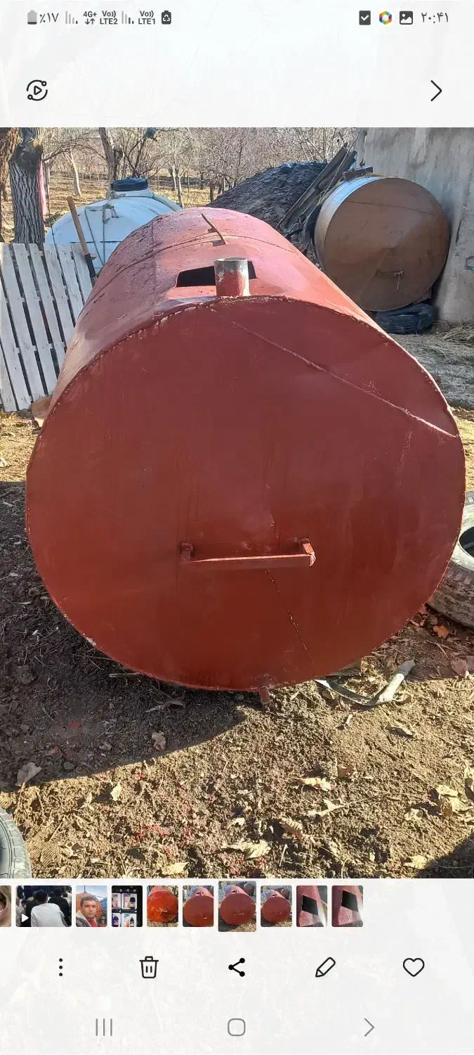 تانکر ۲۰۰۰لیتری بسیار مقاوم|مصالح و تجهیزات ساختمان|آذرشهر, |دیوار