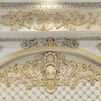 گچکاری گچ بری ابزار لکه گیری و تمام نقش های|خدمات پیشه و مهارت|امیدیه, |دیوار