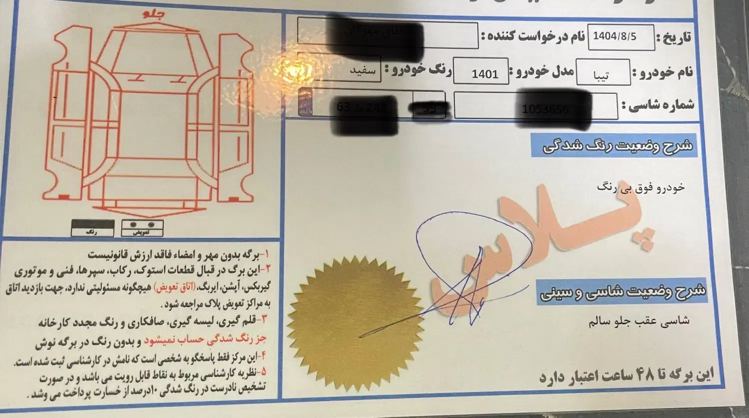 تیبا ۲ مدل 1401 .فنی و بدنه بسیار تمیز|خودرو سواری و وانت|گرگان, |دیوار
