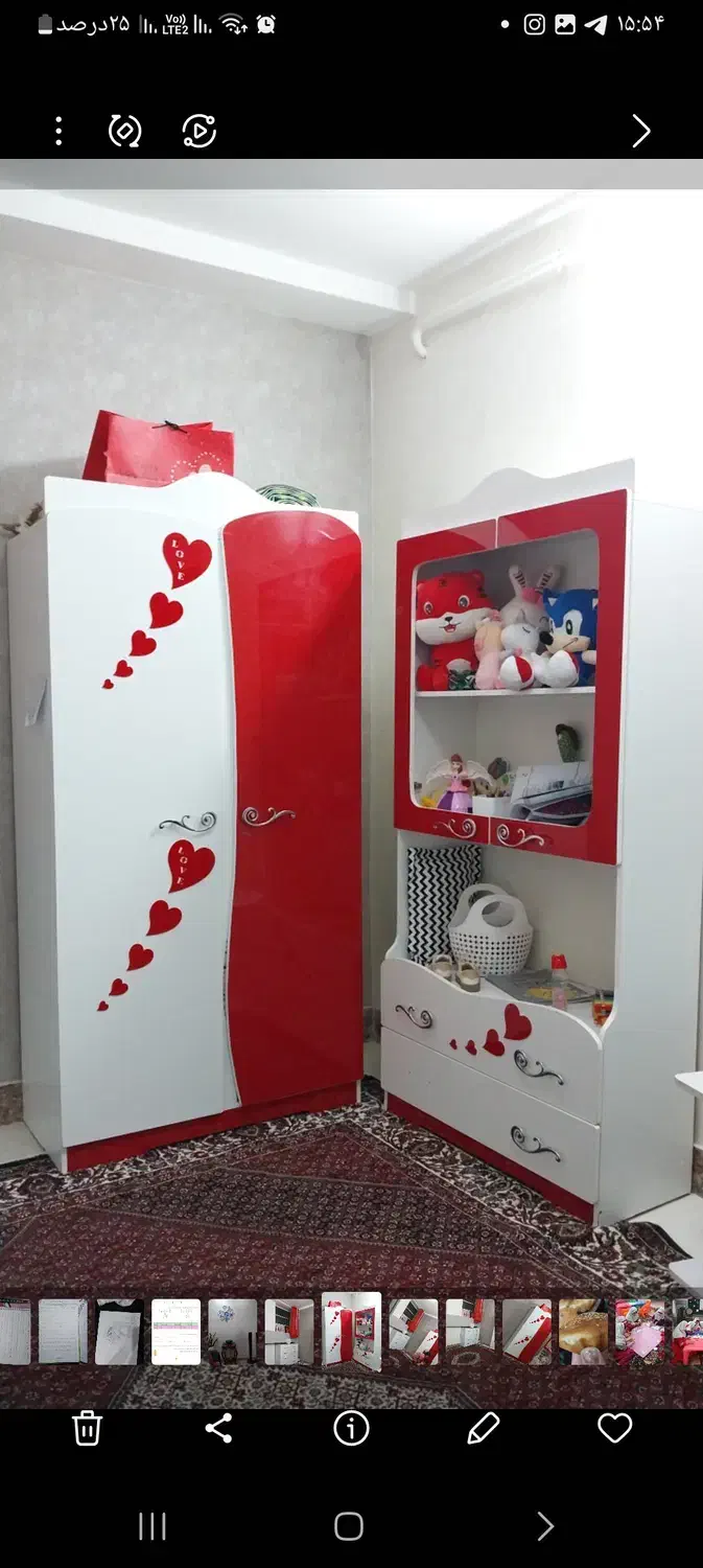 کمد لباس و دکور|جاکفشی، کمد، دراور|میانه, |دیوار