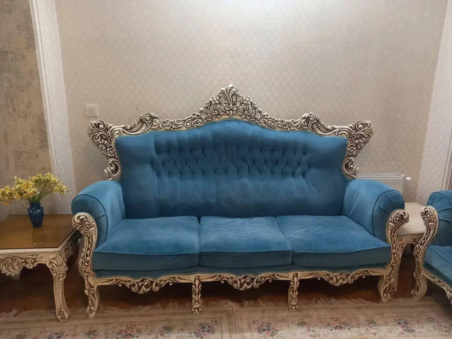 مبل ۷ نفره|مبلمان خانگی و میز عسلی|اسلامشهر, شهرک مهدیه|دیوار