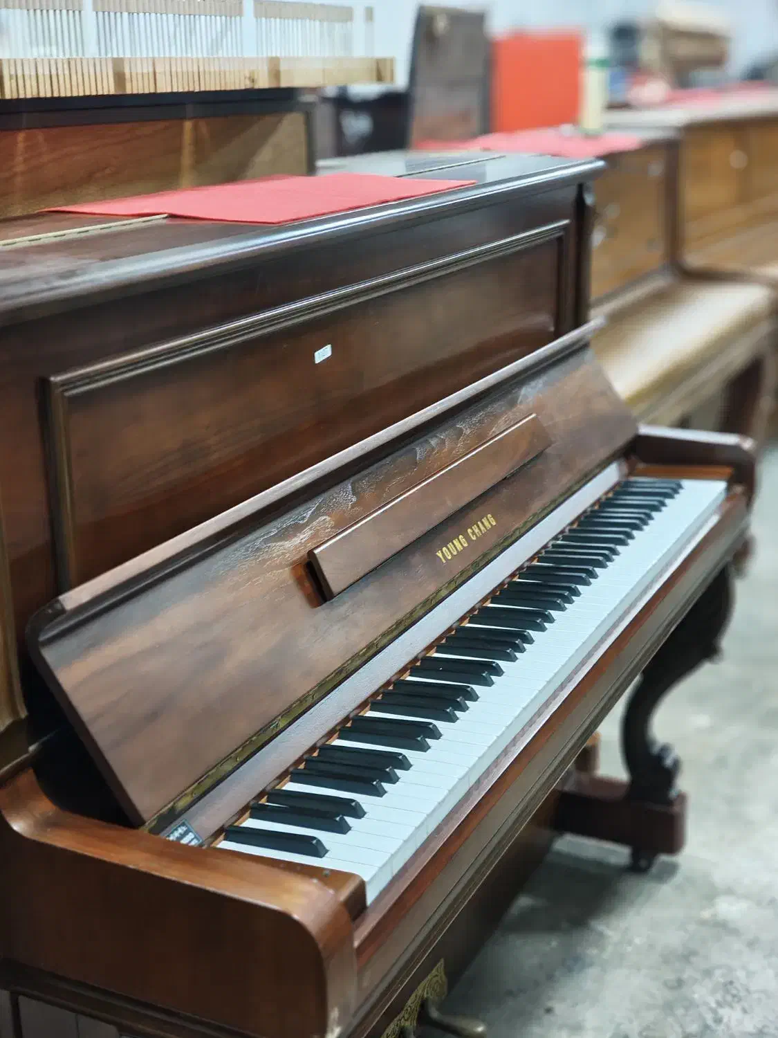پیانو آکوستیک یانگ چانگ|پیانو، کیبورد، آکاردئون|کرج, مجتمع صنفی صنعتی|دیوار