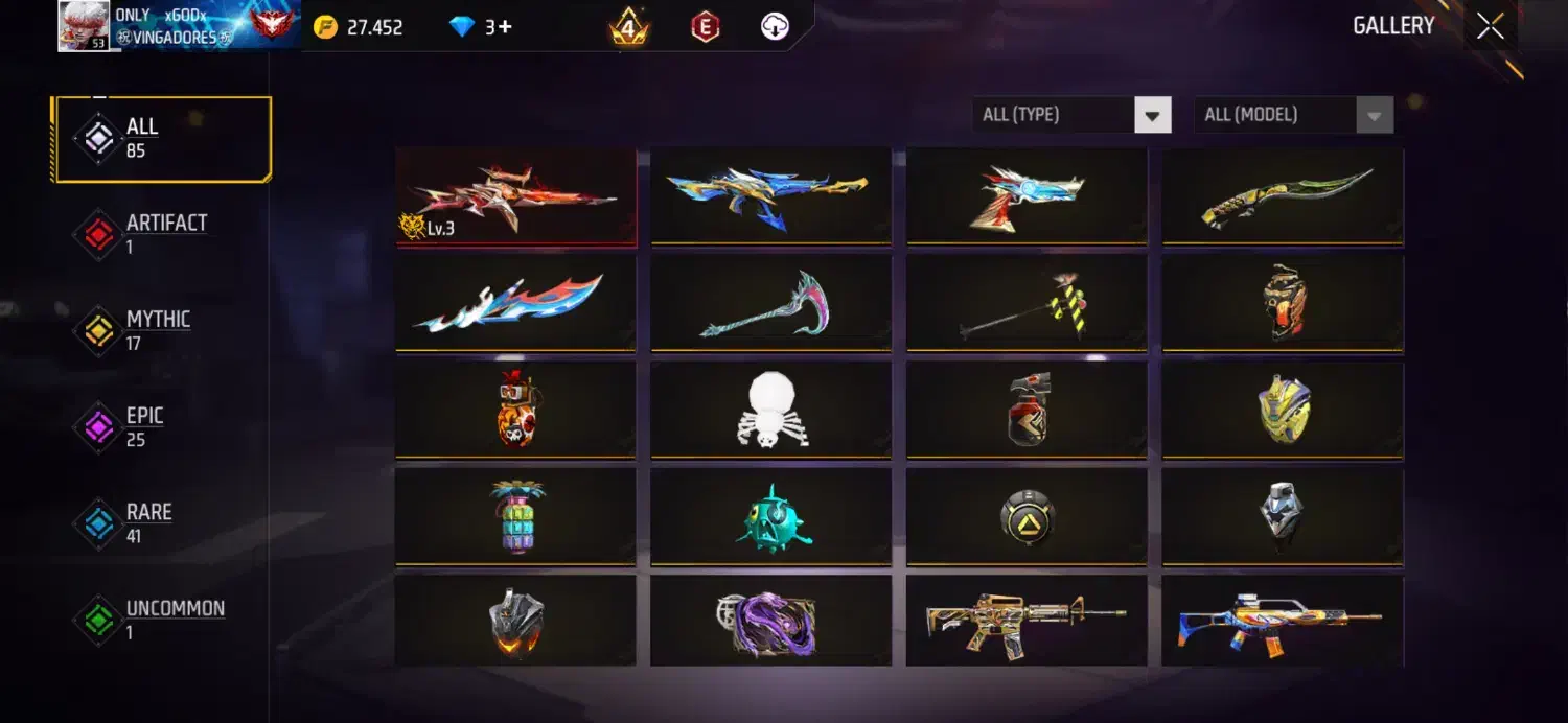 اکانت فریفایر|کنسول، بازی ویدئویی و آنلاین|آق قلا, |دیوار