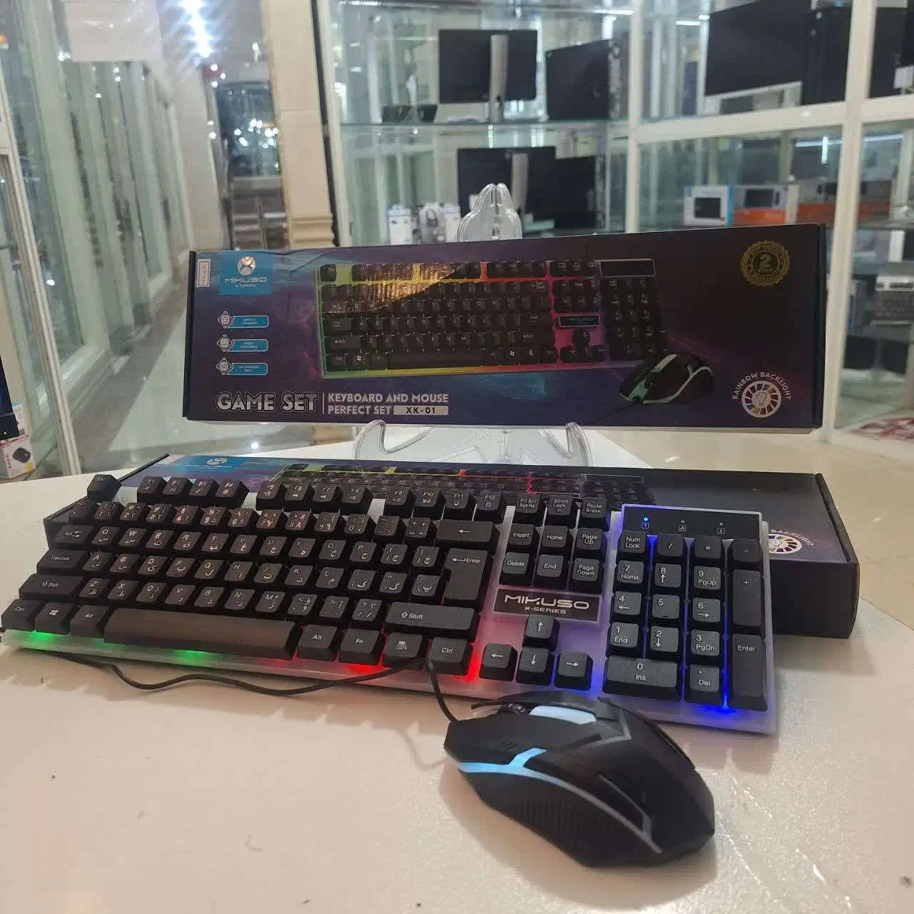 موس و کیبورد گیمینگ RGB|قطعات و لوازم جانبی رایانه|اصفهان, نقش جهان|دیوار