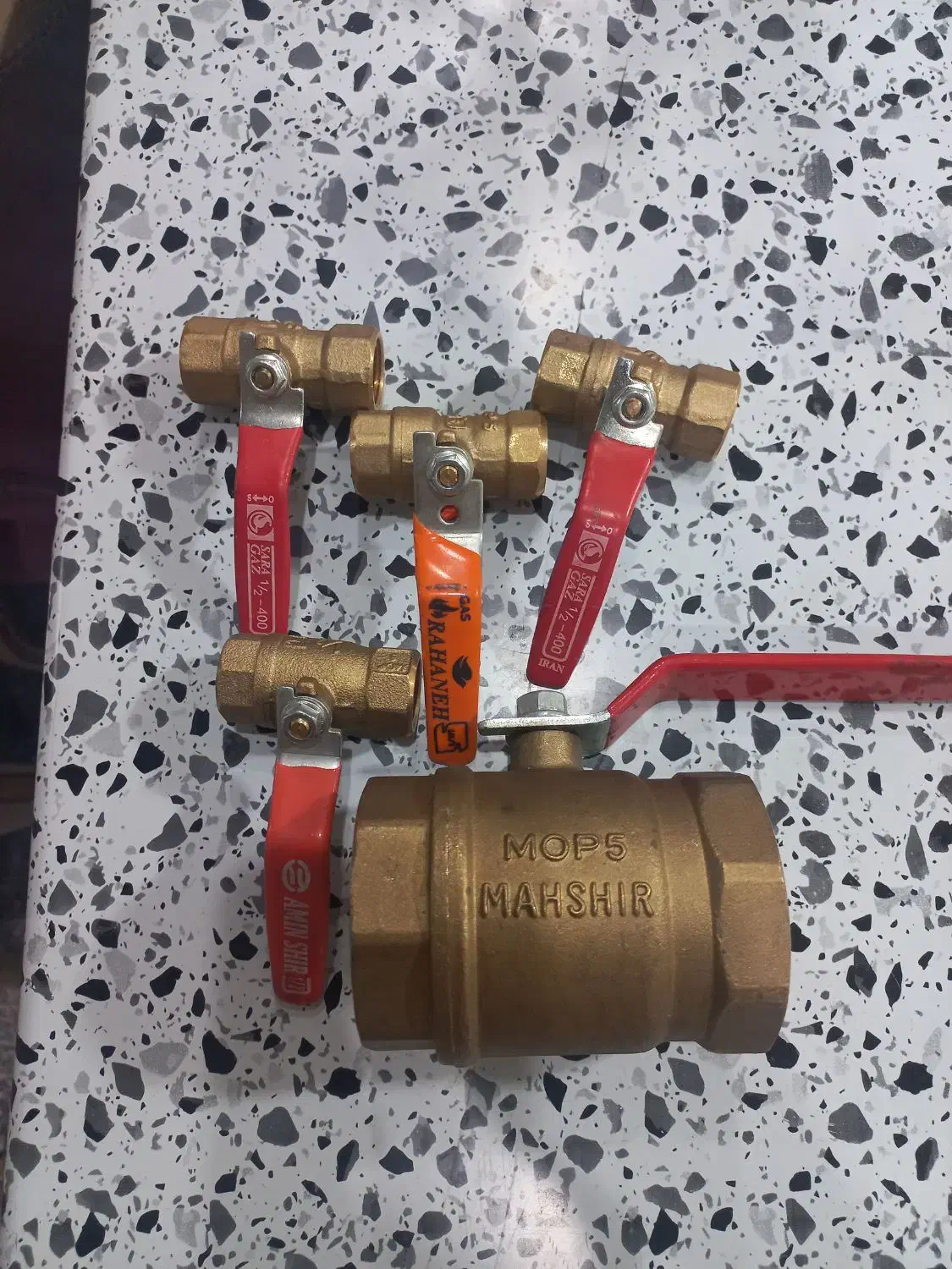 شیر گازی یک دوم و ۲ اینچ نو|ابزارآلات|اسلام‌شهر, شهرک مهدیه|دیوار