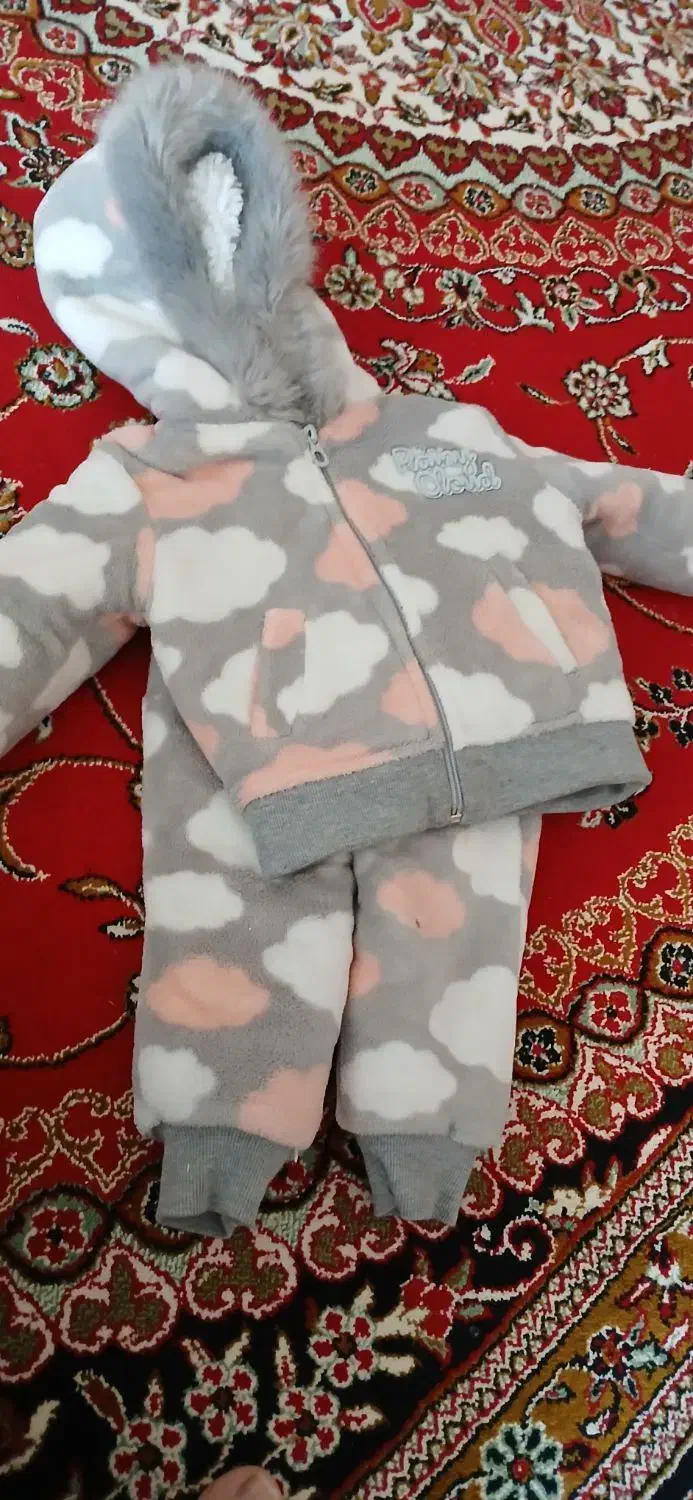 سویشرت شلوار تو خز درجه یک|کفش و لباس بچه|یاسوج, |دیوار