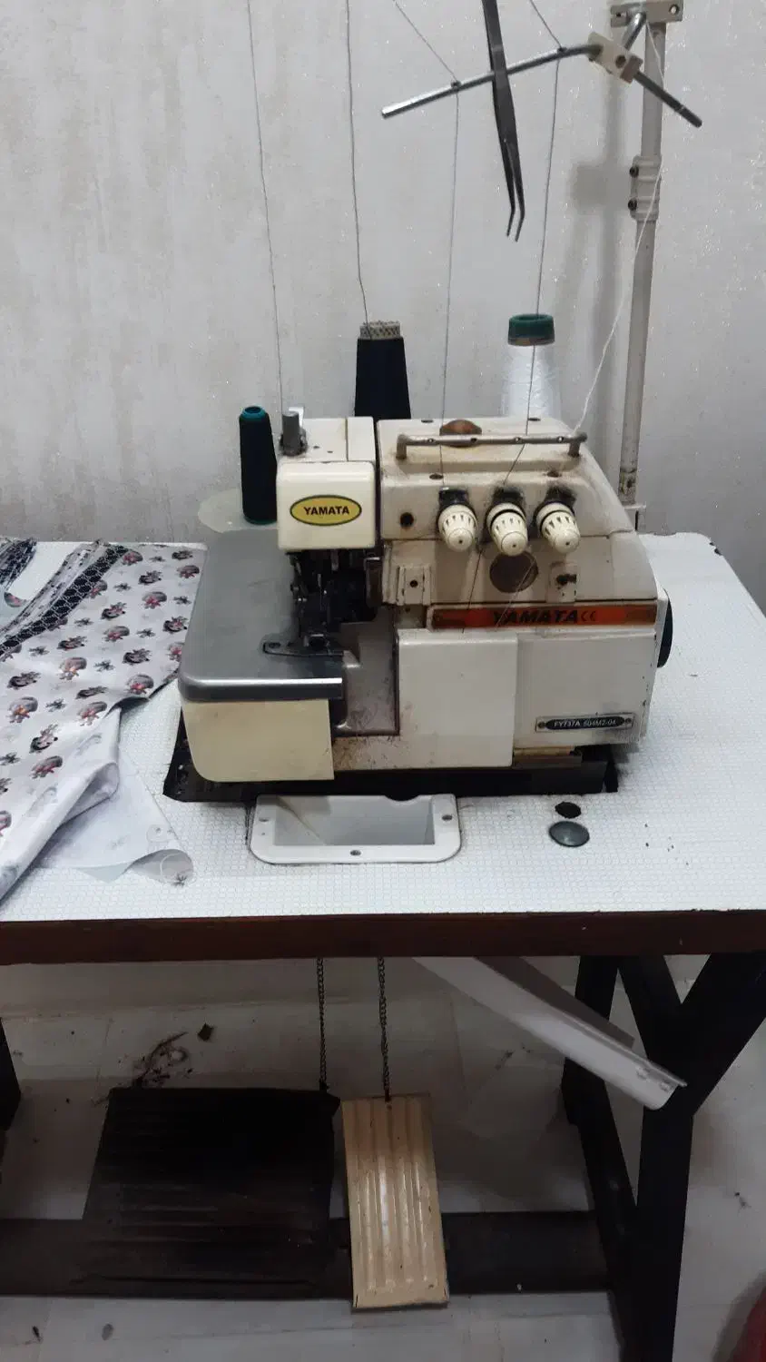 چرخ سردوز سه نخ یاماتا|چرخ خیاطی و ریسندگی|مشهد, حسین‌آباد|دیوار