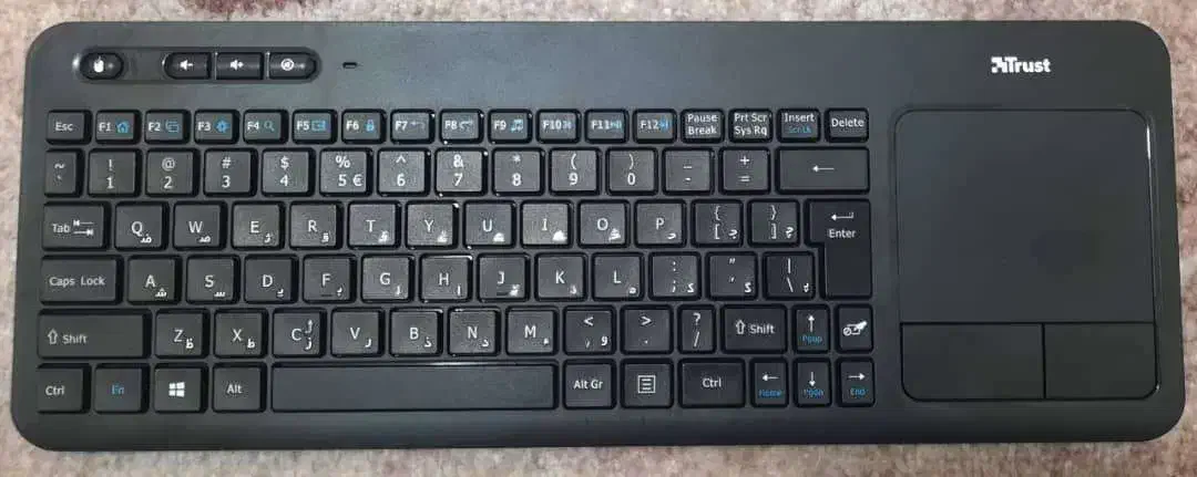 کیبورد بدون سیم تراست با تاچ پد|قطعات و لوازم جانبی رایانه|تهران, مهران (سیدخندان)|دیوار