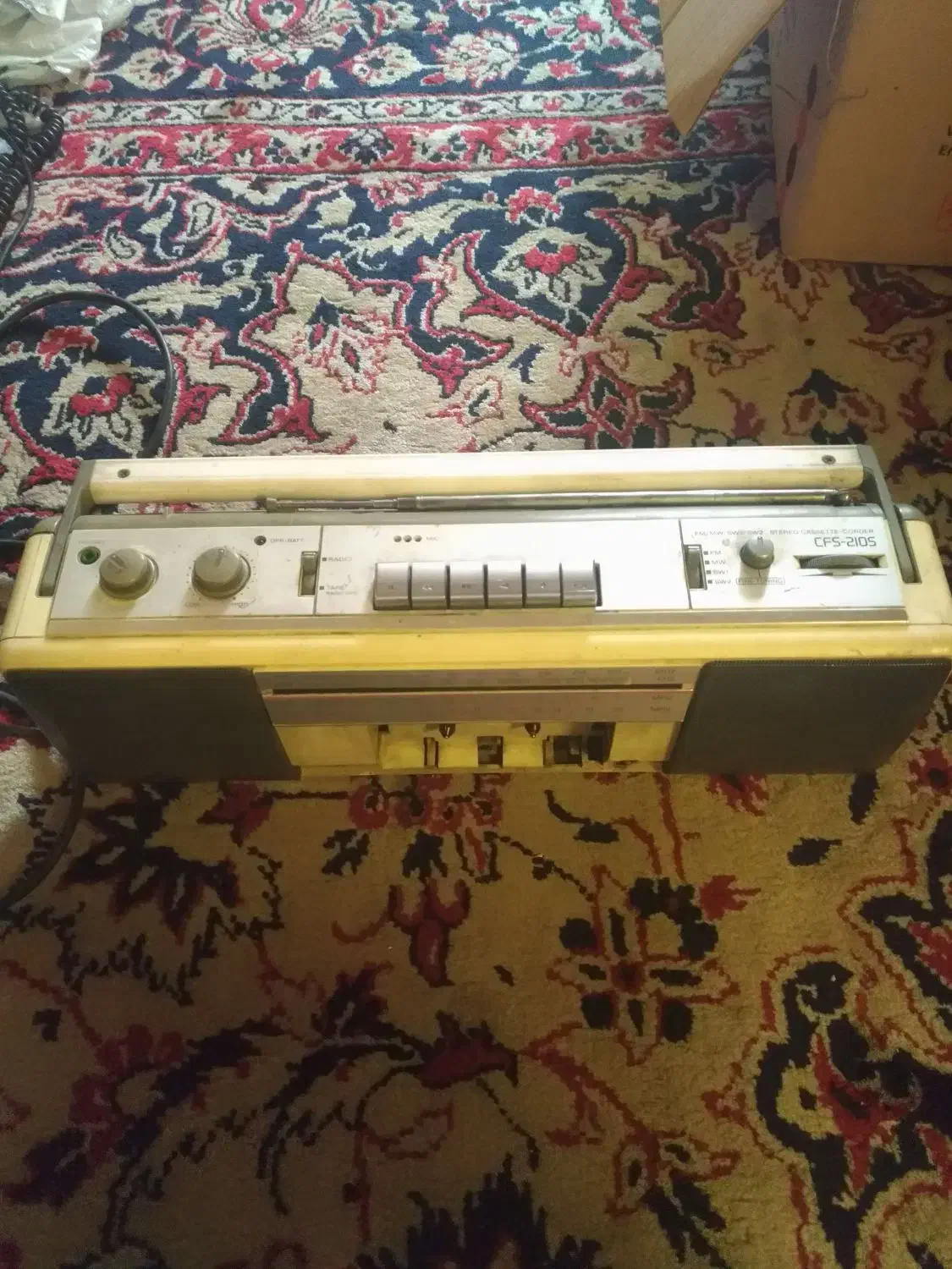 رادیو ضبط سونی ژاپن CFS-210S قدیمی عتیقه|سیستم صوتی خانگی|تهران, سلیمانی|دیوار