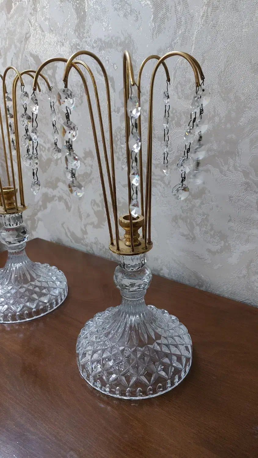 شمعدان کریستال|لوستر و چراغ آویز|مشهد, گوهرشاد|دیوار