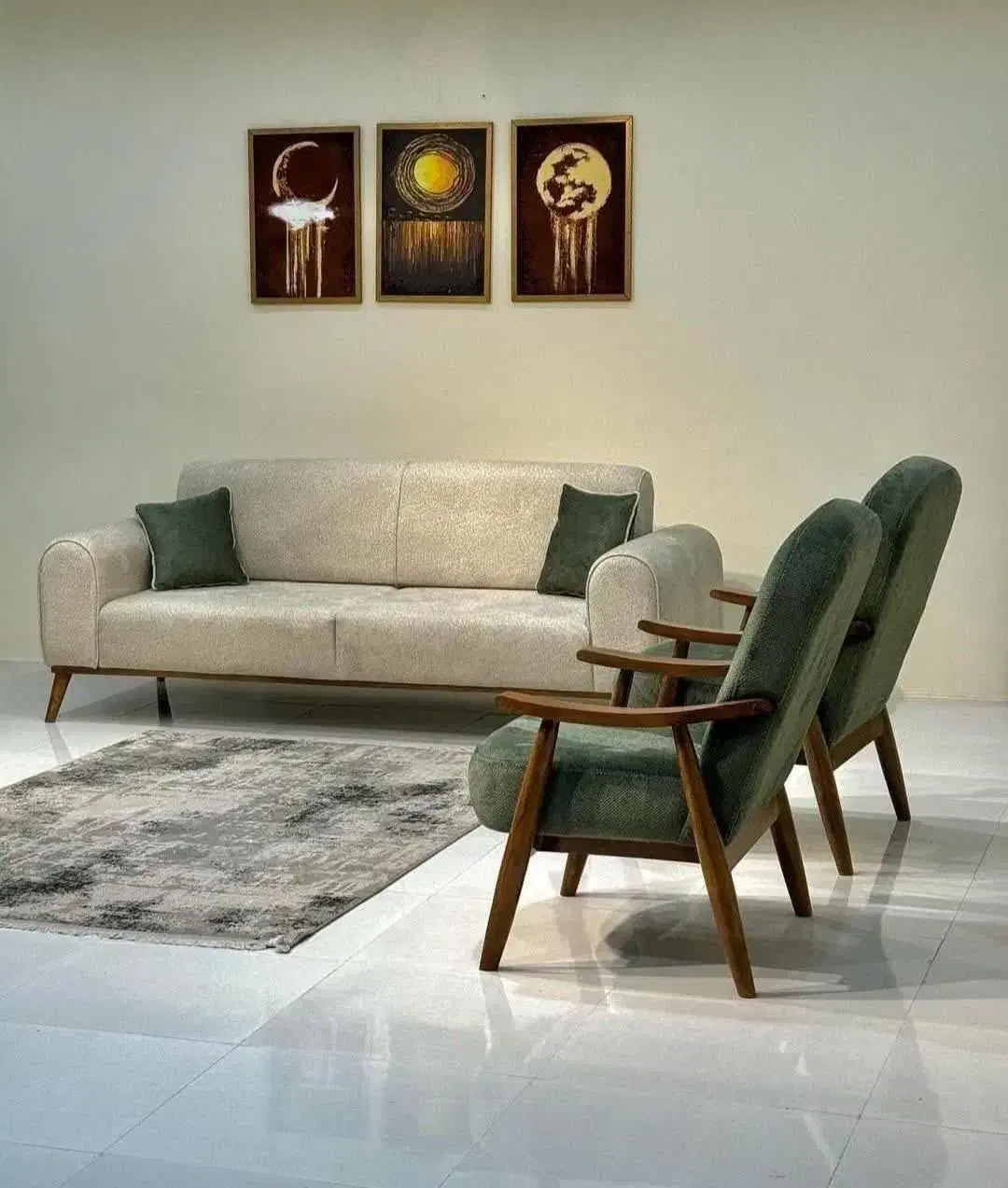 moble راحتی مینیمال صدفی چستر شیاری|مبلمان خانگی و میز عسلی|اراک, |دیوار