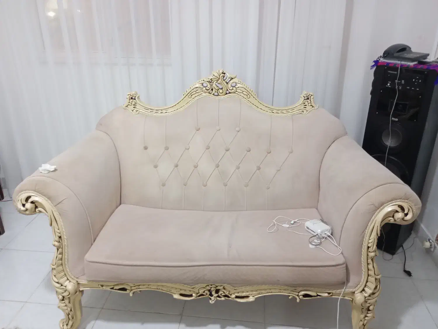 مبل نیمه استیل نه و غذا خوری شش نفره|مبلمان خانگی و میز عسلی|گرگان, |دیوار