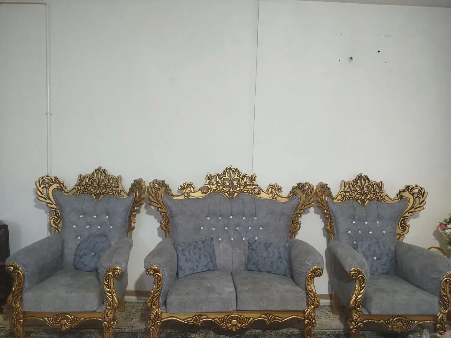 مبل سلطنتی هفت نفره|مبلمان خانگی و میز عسلی|اسدآباد, |دیوار