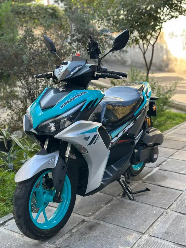 موتور کلیک،آیروکس نیو، خشک،آبی فیروزه ای|موتورسیکلت|ساری, |دیوار