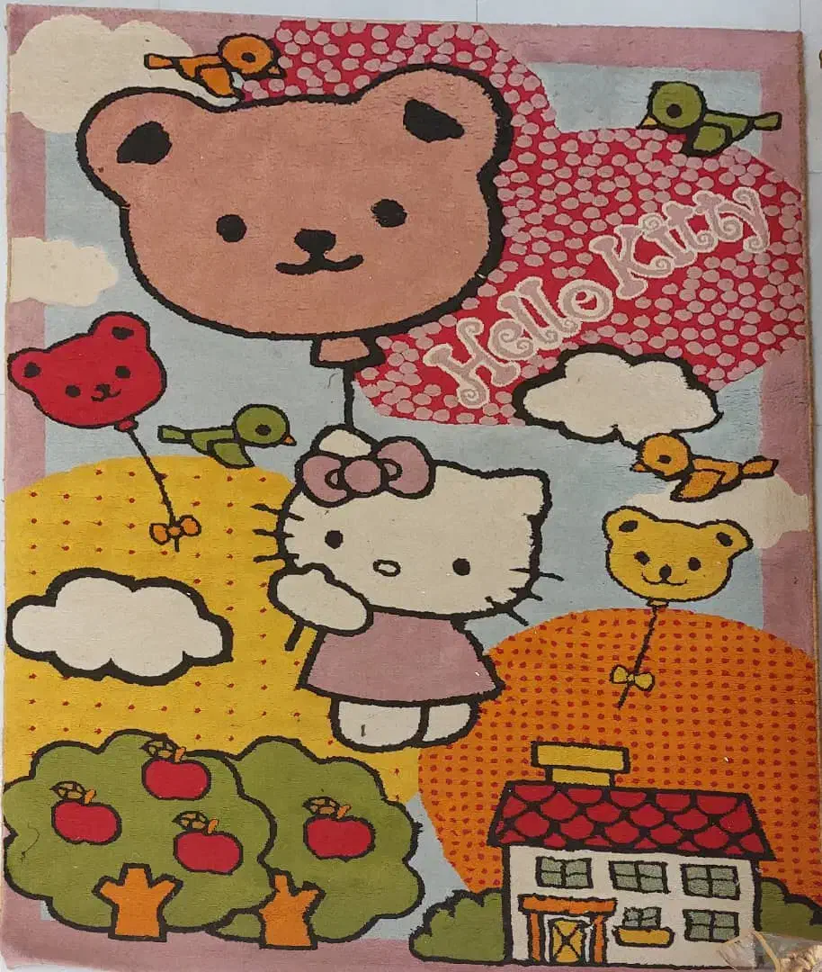 ۲ تخته فرش اتاق کودک|فرش|قزوین, |دیوار