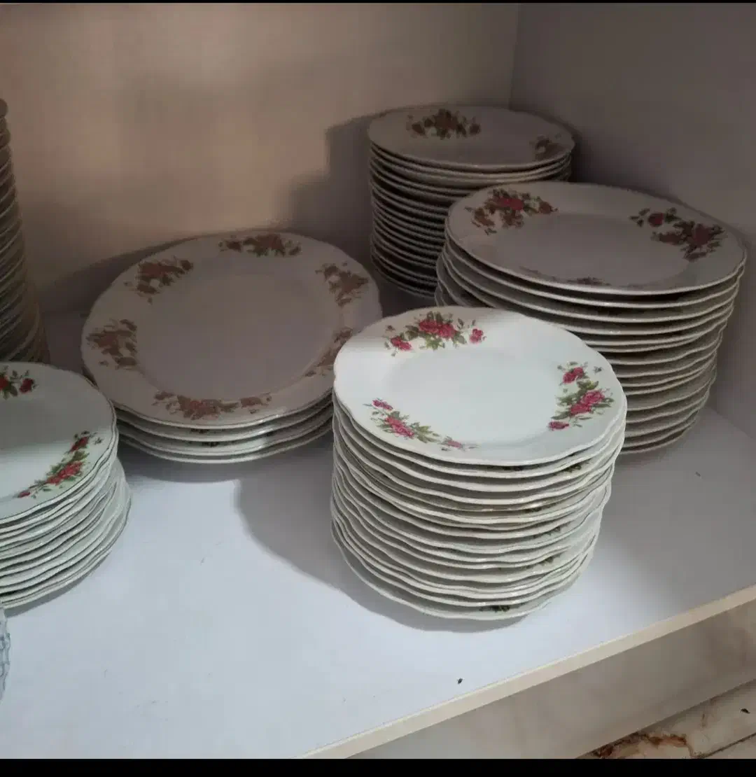 گلسرخی|ظروف سرو و پذیرایی|قم, قلعه کامکار|دیوار