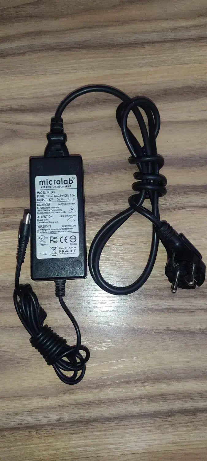 آداپتور 12 ولت 5 آمپر microlad|قطعات و لوازم جانبی رایانه|تبریز, |دیوار