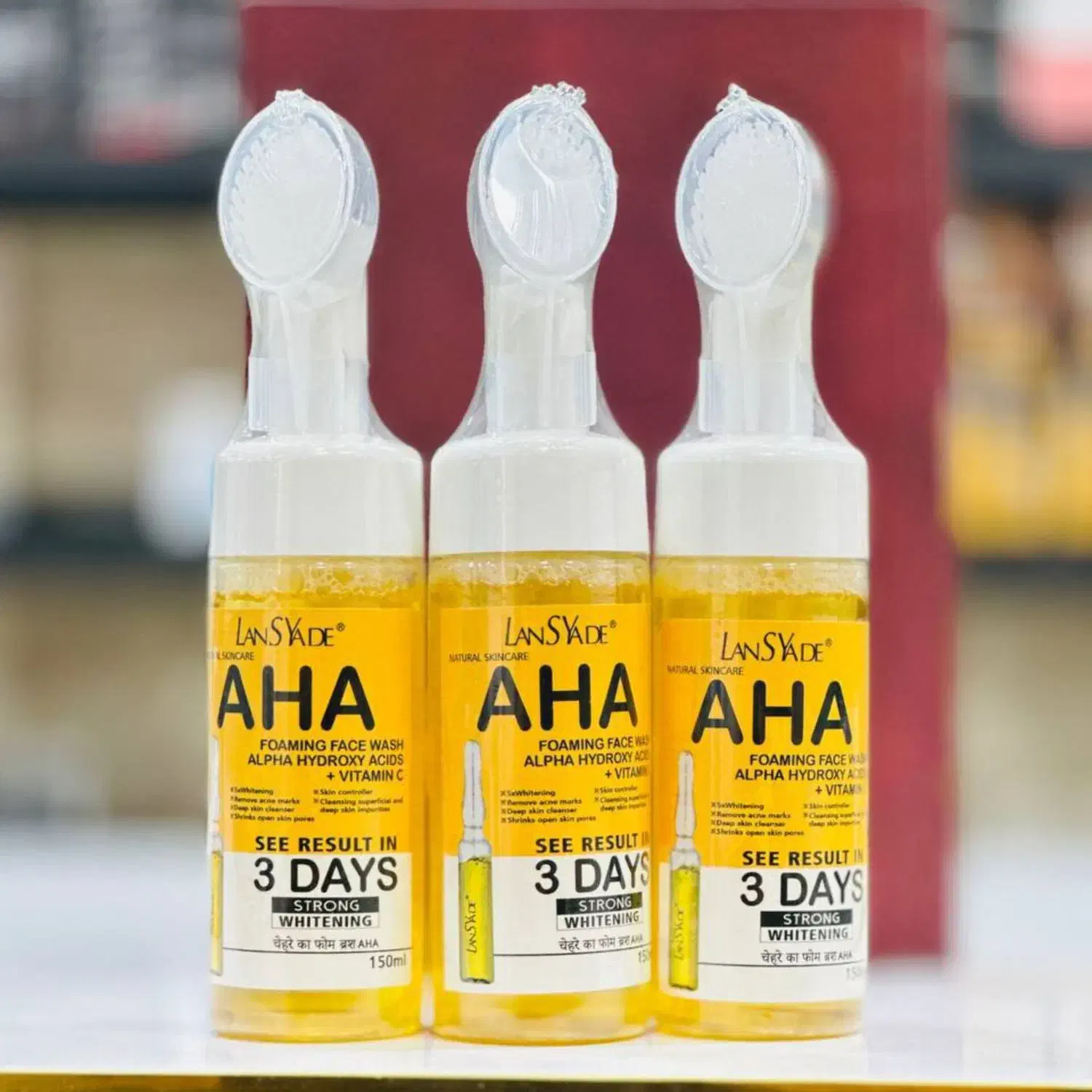 فوم شستشوی صورت aha روشن کننده|آرایشی، بهداشتی، درمانی|کاشمر, |دیوار