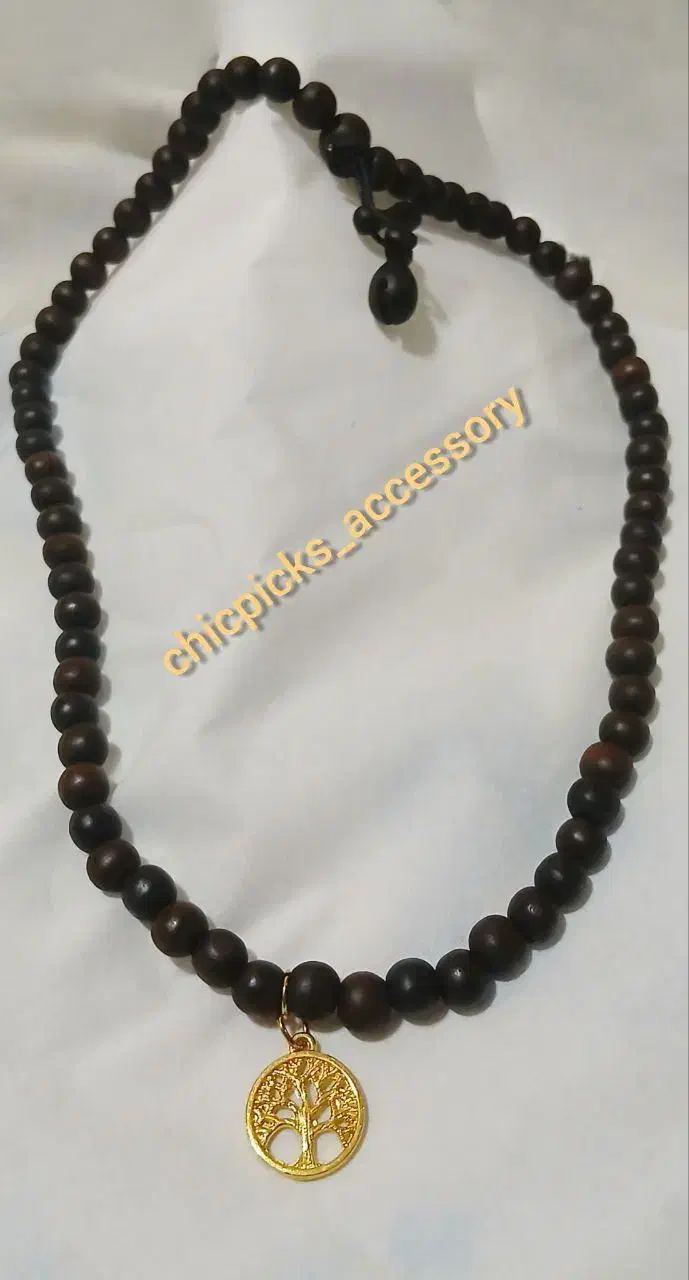 گردنبند مهره چوبی درخت زندگی|بدلیجات|اصفهان, کوی امام|دیوار