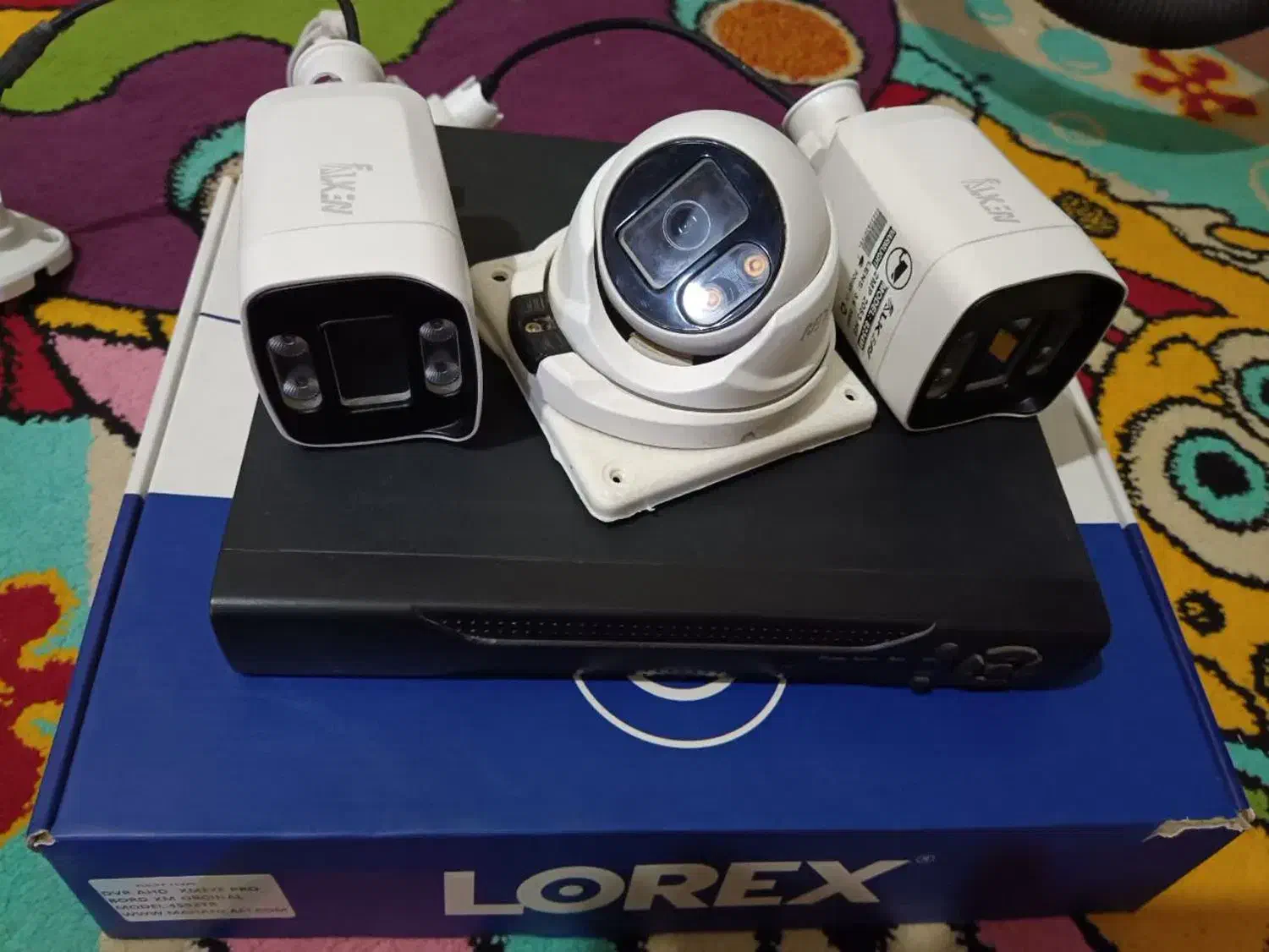 دوربین مدار بسته و دی وی ار|دوربین مداربسته|قم, نیروگاه|دیوار