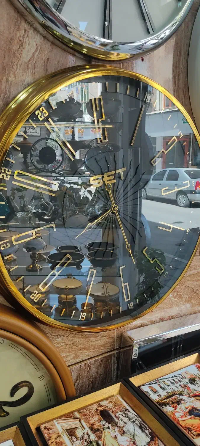 ساعت دیواری فلزی و چوبی|ساعت دیواری و تزئینی|خمین, |دیوار