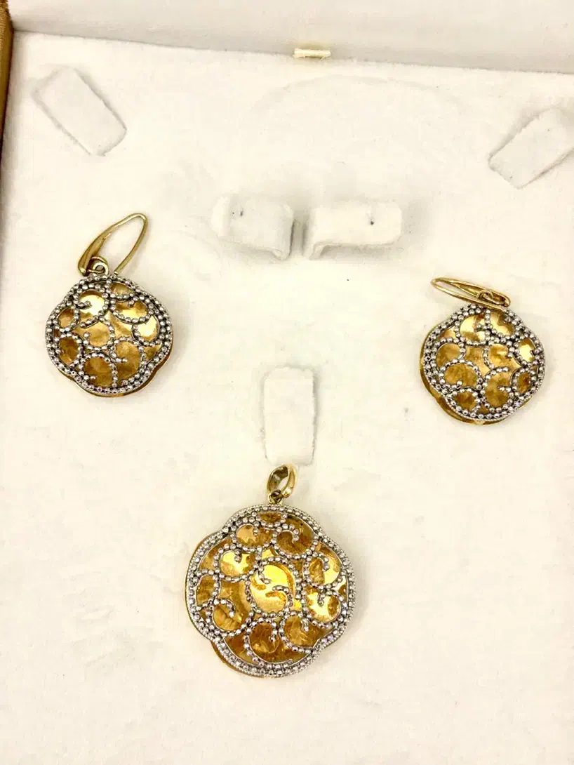 نیم ست حدود ۲۱ گرم|جواهرات|زنجان, |دیوار