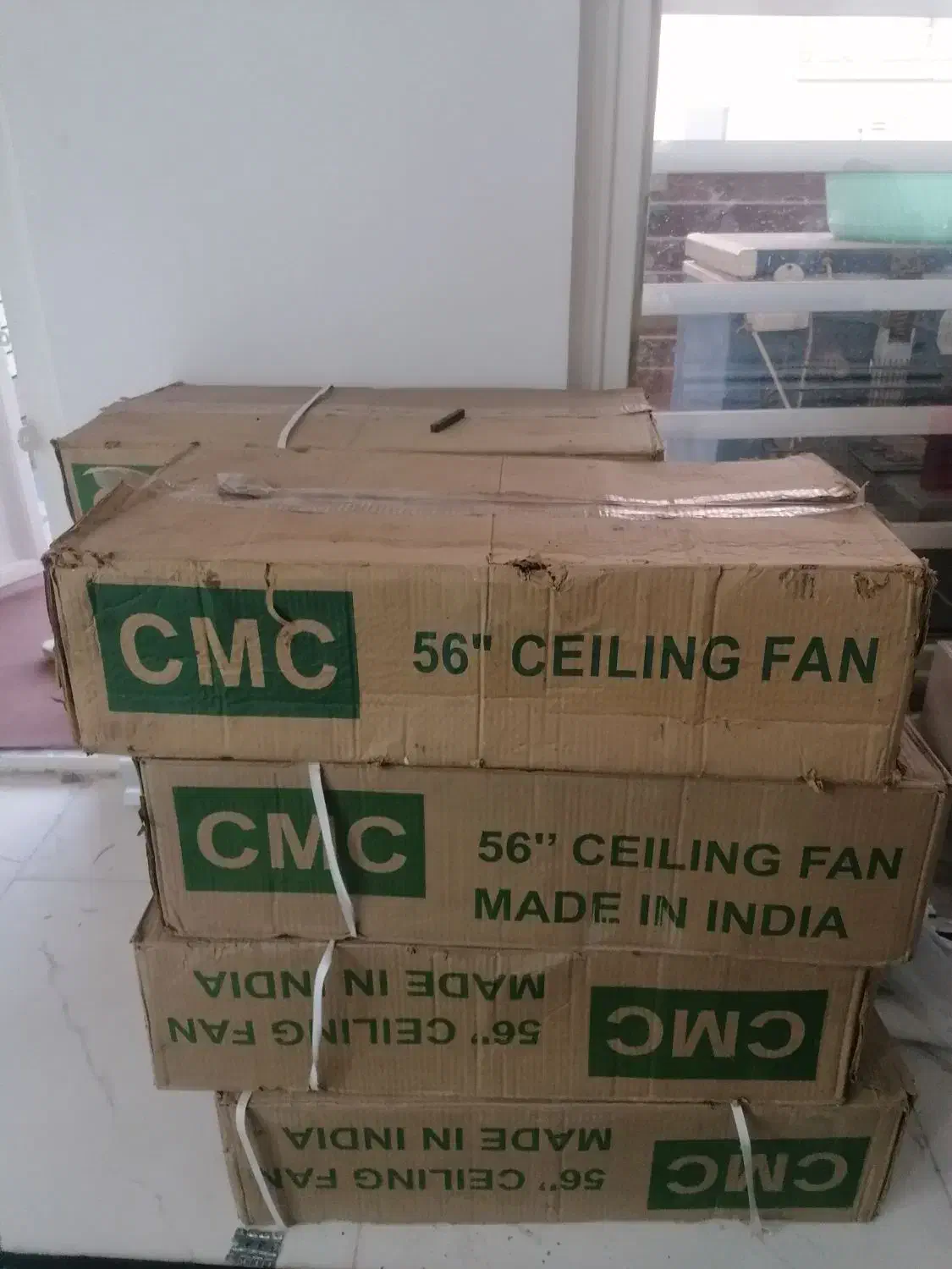 پنکه سقفیCMC|پنکه و تصفیه‌کنندهٔ هوا|سیرجان, |دیوار