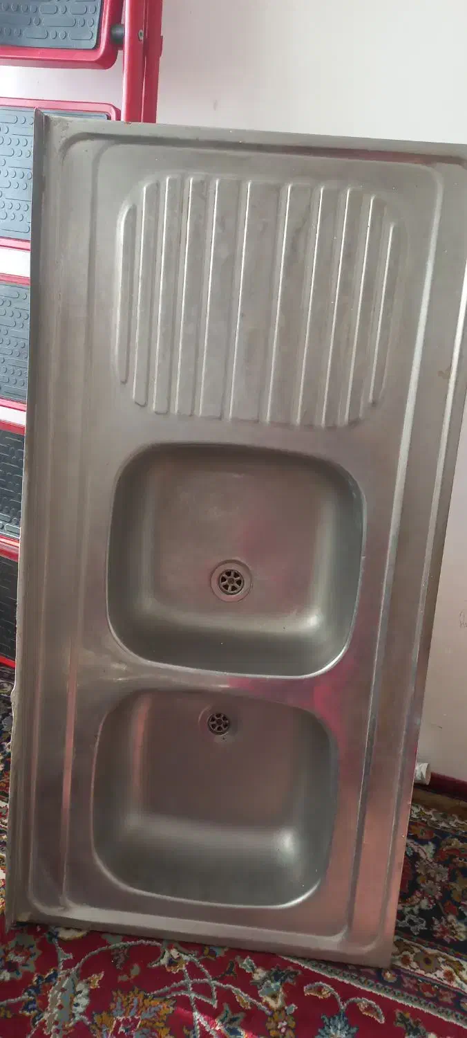 سینگ ظرفشویی|آب‌چکان و نظم‌دهنده ظروف|ورامین, ورامین|دیوار