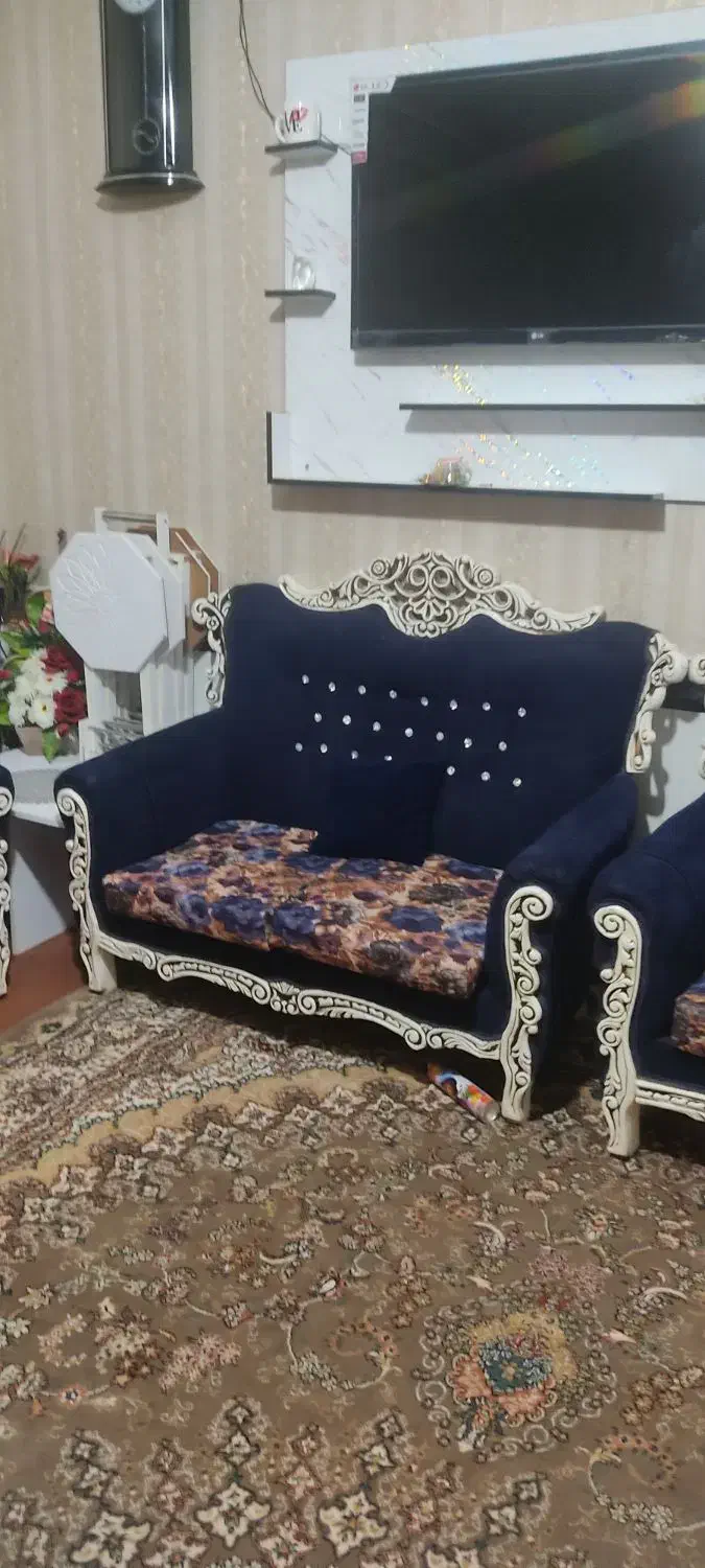 مبل هفت نفره سالم|مبلمان خانگی و میز عسلی|فامنین, |دیوار