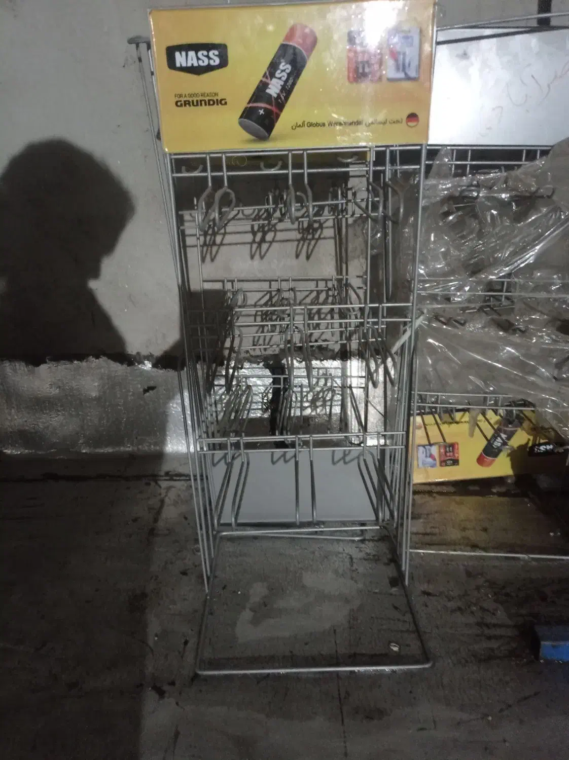 استند فلزی رومیزی ،باتری شیرینگ،چسب زه|فروشگاه و مغازه|تبریز, |دیوار