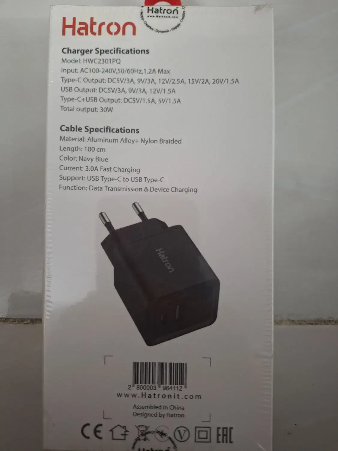 شارژر  ۳۰ وات مدل HWC2301هترون|لوازم جانبی موبایل و تبلت|مشهد, امیر|دیوار