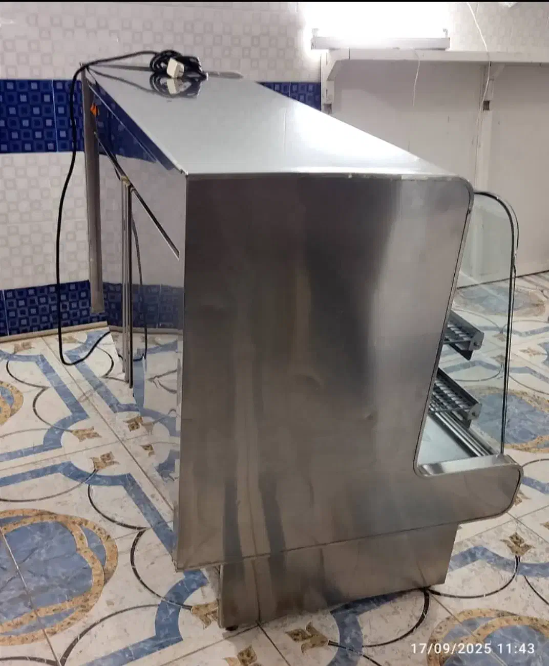 فروش یخچال ویترینی استیل باشیشه خمیده|فروشگاه و مغازه|شادگان, |دیوار