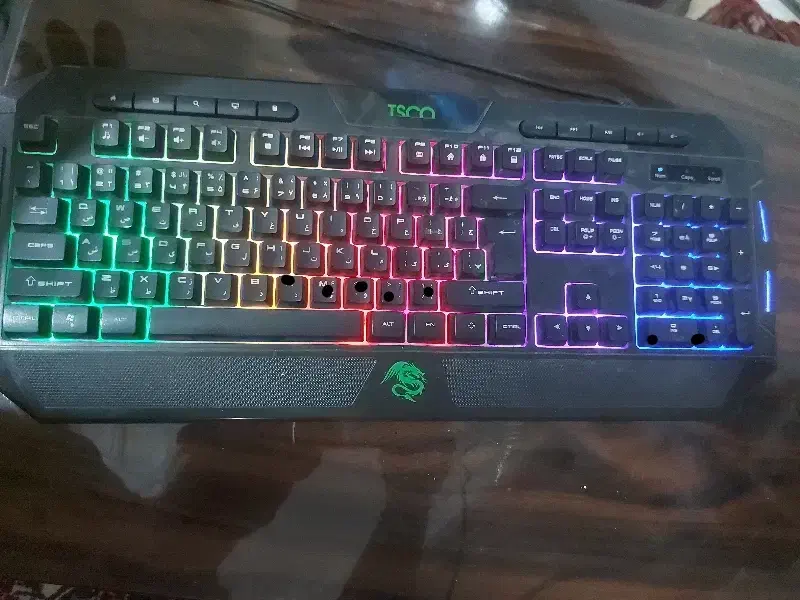 کیبورد tsco گیمینگ|قطعات و لوازم جانبی رایانه|اهر, |دیوار