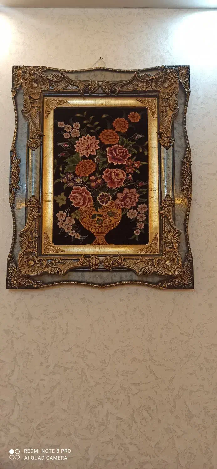 تابلو فرش گل|تابلو فرش|تبریز, |دیوار