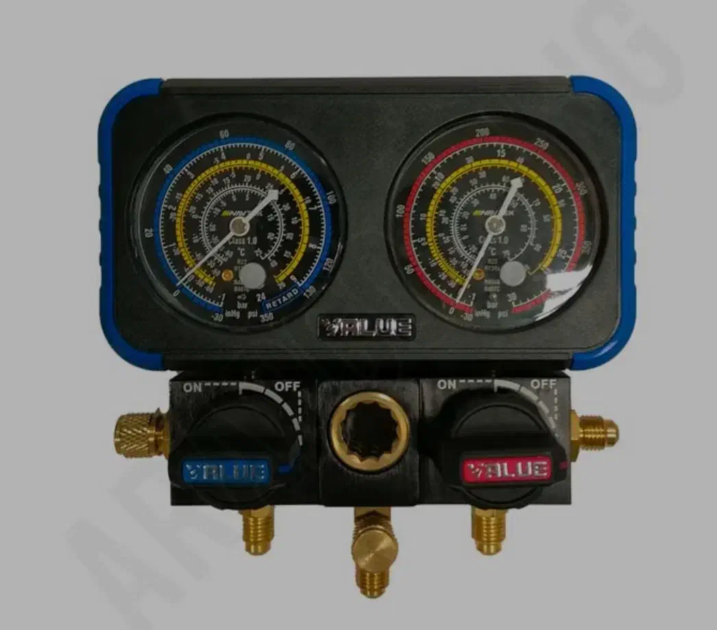گیج سنجش فشار گاز کولر گازی ۲ قلو نوا تک ولیو|ابزارآلات|دزفول, |دیوار
