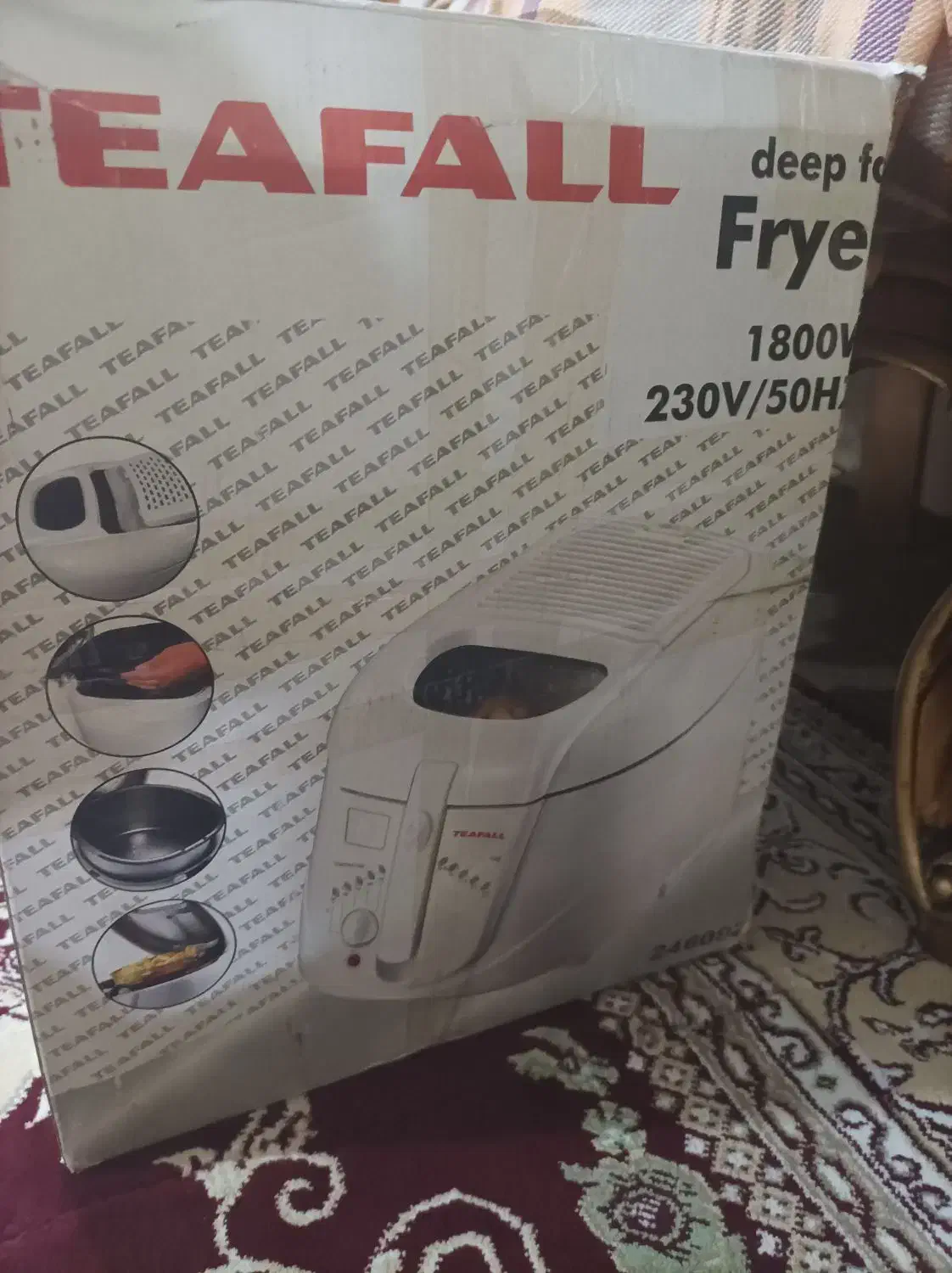 سرخ کن فیلیپس اصل در حد نو|اجاق گاز و لوازم برقی پختوپز|شیراز, بالا کفت|دیوار