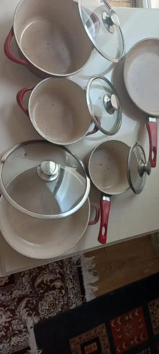 سرویس قابلمه گرانیت استفاده شده|ظروف پخت‌وپز|اهواز, بهزاد شهر|دیوار