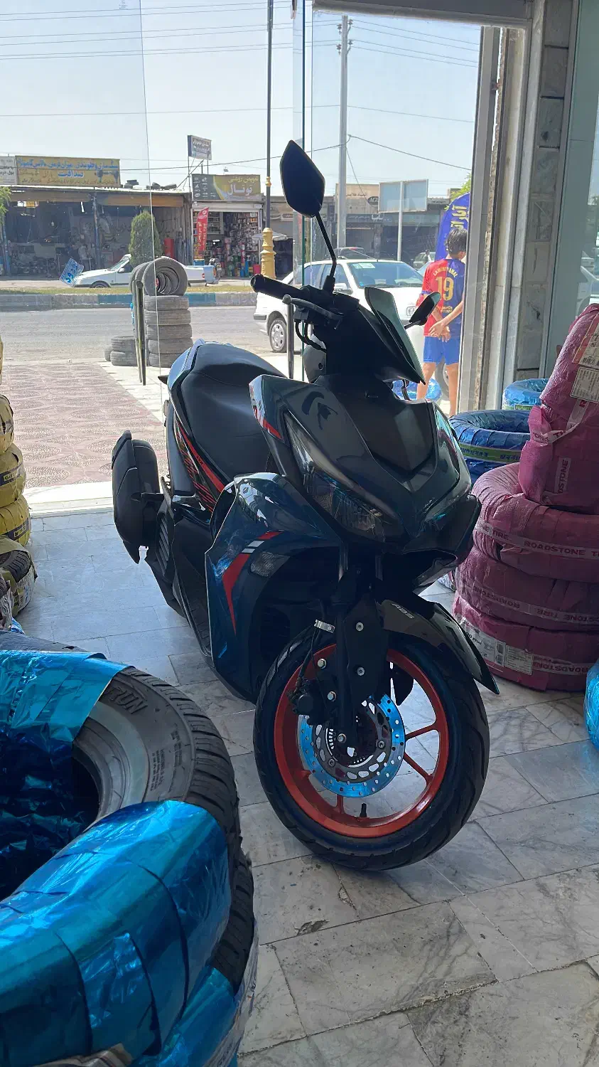 ایروکس  گلکسی  ۱۵۵|موتورسیکلت|گنبد کاووس, |دیوار