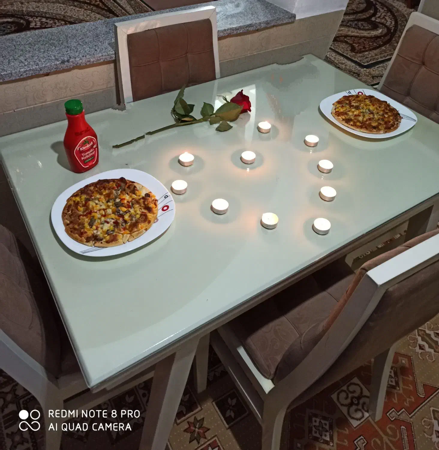 میز نهار خوری چهار نفره|میز و صندلی غذاخوری|تاکستان, |دیوار