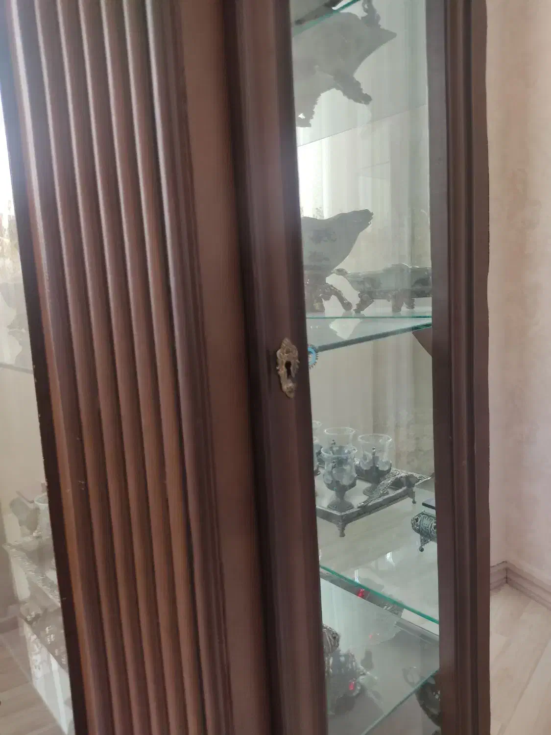 بوفه چوب گردو|بوفه، ویترین، کنسول|مرند, |دیوار