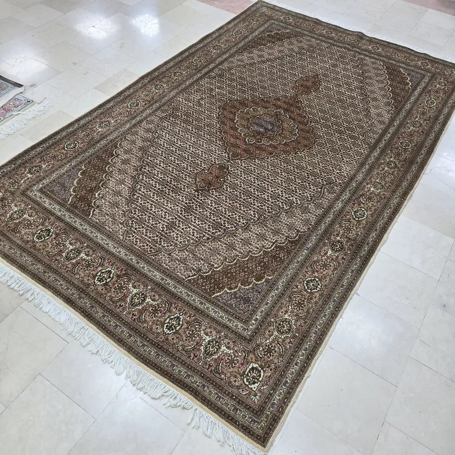 یکجفت۶متری دستباف ماهی تبریز ۴۰رج|فرش|تهران, دهونک|دیوار