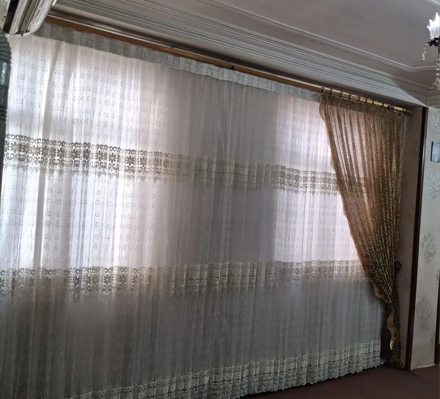 پرده پذیرایی واتاق خواب|پرده، رانر، رومیزی|قرچک, شهرک مهستان|دیوار