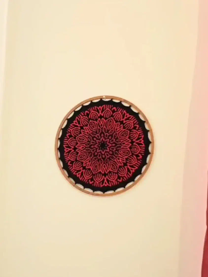 دیوارکوب زیبادست باف خودمه|صنایع دستی و سایر لوازم تزئینی|تهران, حصار بوعلی|دیوار