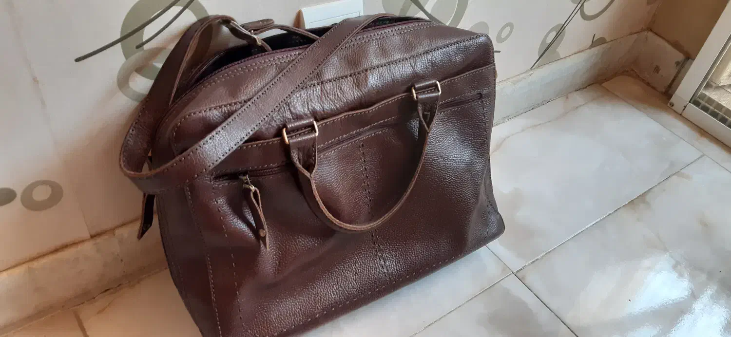 کیف مهندسی ۱۰۰ درصد چرم طبیعی گاو|کیف، کفش، کمربند|کرج, کیانمهر|دیوار