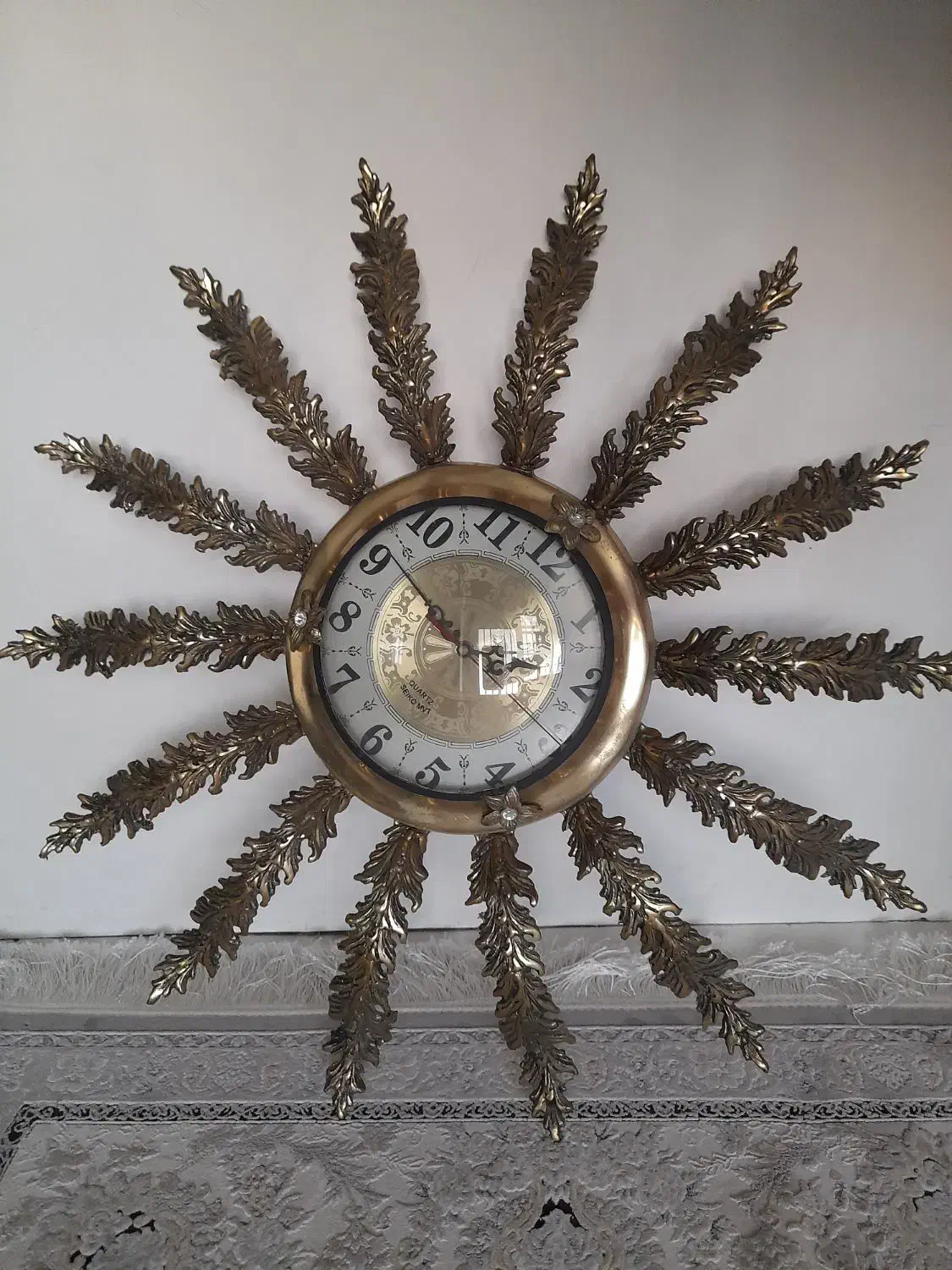 ساعت برنزی سنگین|ساعت دیواری و تزئینی|قدس, شهر‌قدس|دیوار