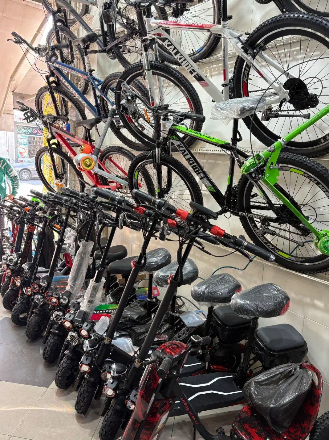 معاوضه دوچرخه یا ماشین شارژی با اسکوتر برقی|دوچرخه، اسکیت، اسکوتر|شیراز, دروازه اصفهان|دیوار