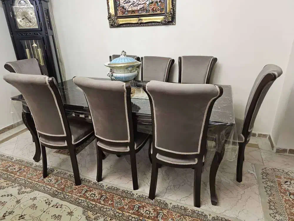 میز ناهار خوری ۸نفره|میز و صندلی غذاخوری|تهران, مینای شمالی (مخبر)|دیوار