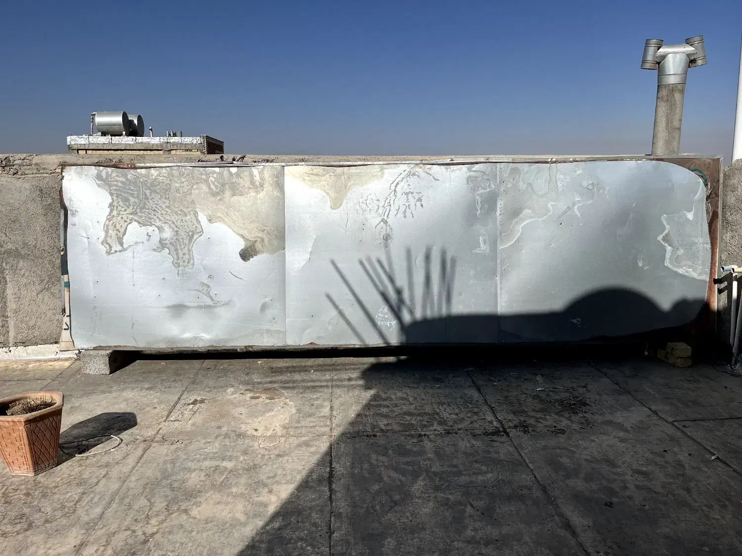 تابلو آهنی برای نصب بنر|فروشگاه و مغازه|لنجان, |دیوار