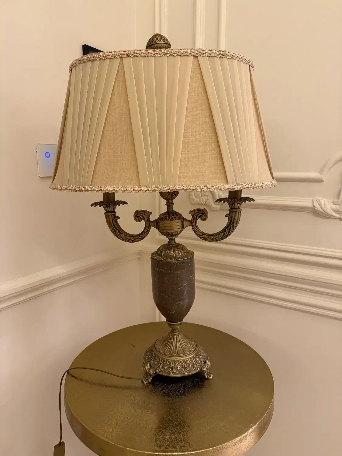 آباژور کلاسیک برنز|لوستر و چراغ آویز|تهران, فردوس|دیوار